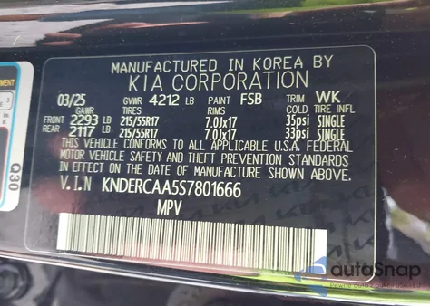 2025 Kia Seltos Ex из США, поврежденный, VIN KNDERCAA5S7801666